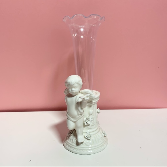 Vintage angel skinny vase - Picture 2 of 4